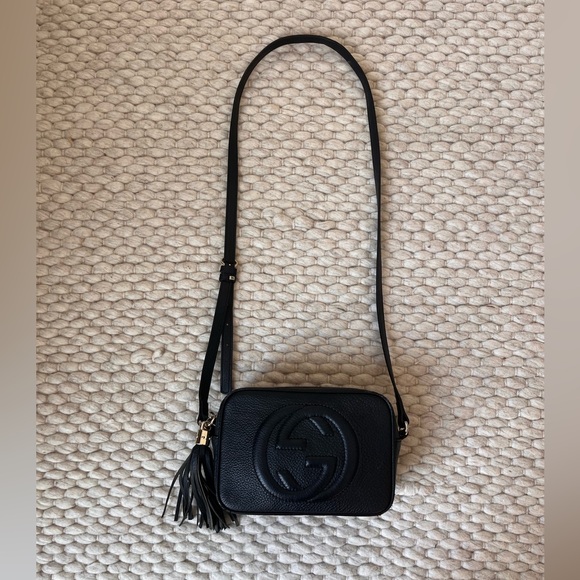 Gucci Handbags - Gucci Disco SoHo crossbody pebbled leather